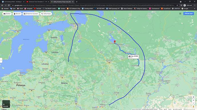 kalkış_ Arzamas, Rusya varış_ Rybinsk, Yaroslavl Oblastı, Rusya - Google Haritalar - Google Chrome 4.10.2021 19_51_25 (2)