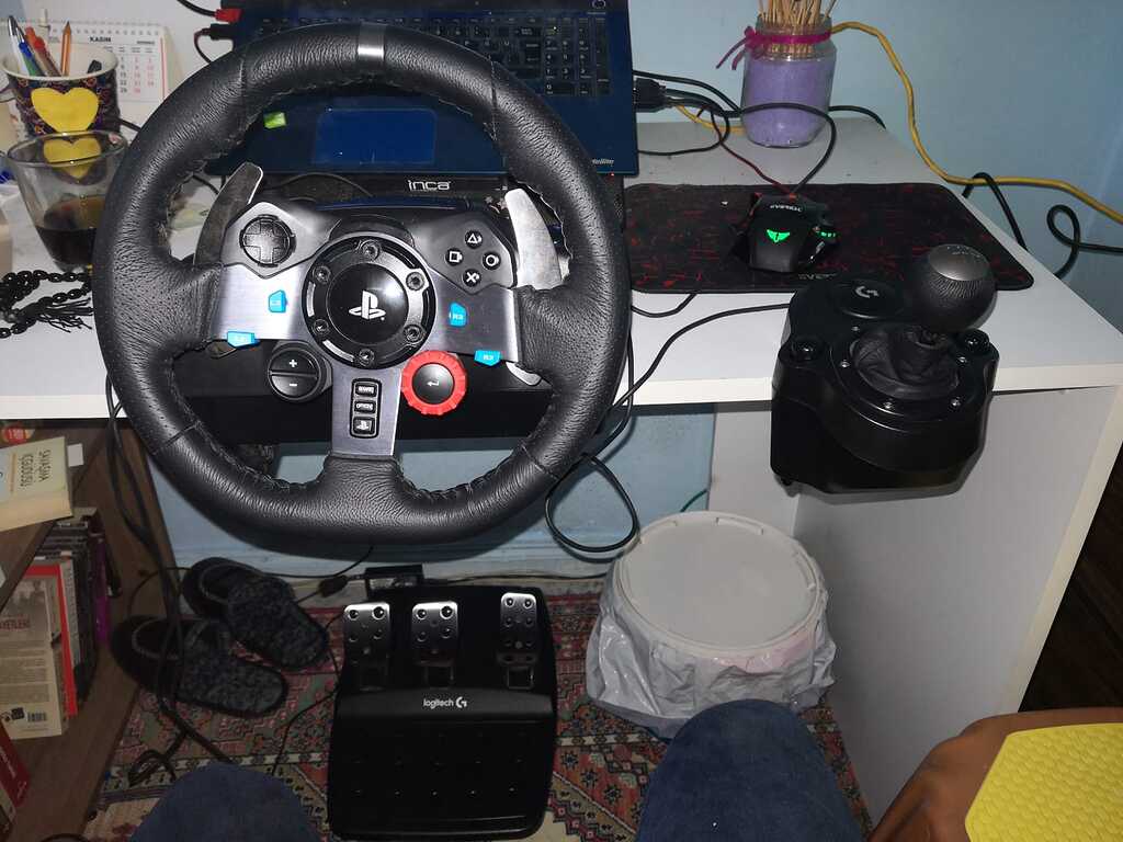 Logitech G29 + Shifter Satıyorum Destek SimülasyonPark Simülasyon