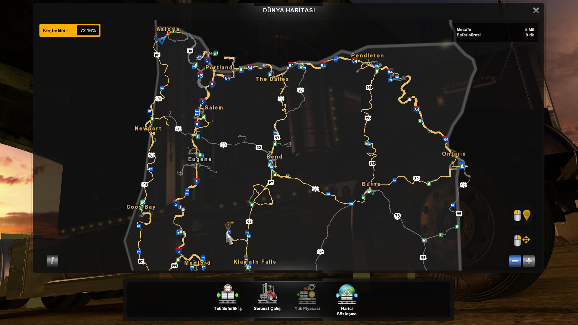 American Truck Simulator - Oregon Harita DLC [Ana Konu] - 11. Sayfa ...